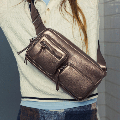 SAC BANANE EN CUIR UNISEXE LABANANE 90'S - Cuivré